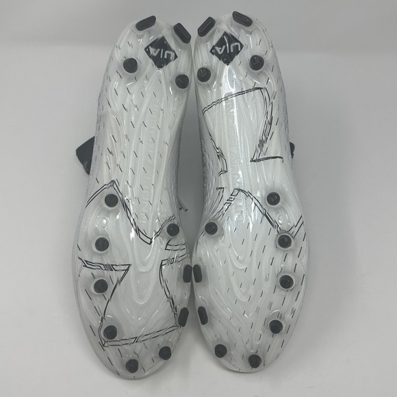 Under Armour Football Cleats Mens Size 13 Spotlight Lux 2.0 Black White - Picture 7 of 16